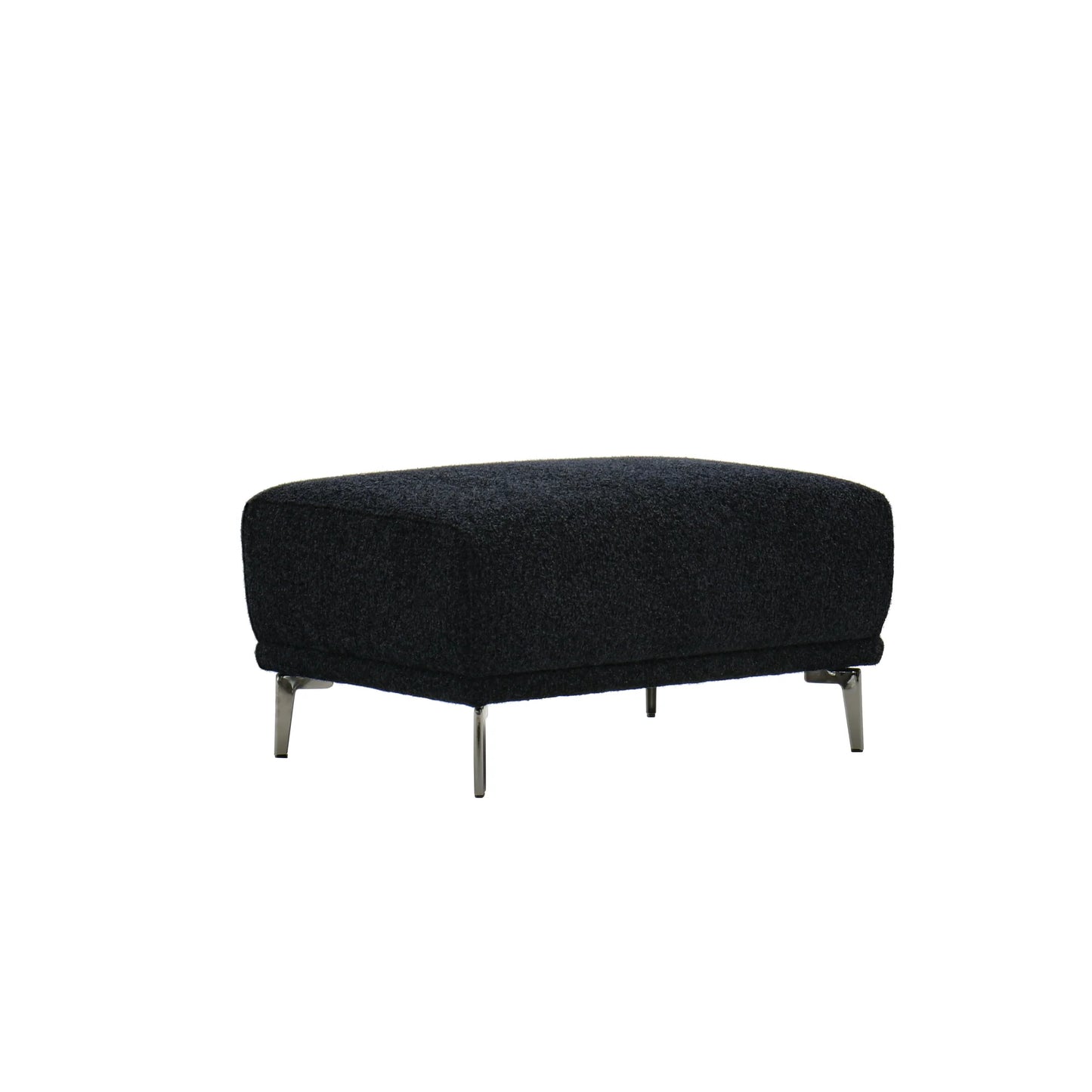 Furnish365 Astoria iron bouclé 3 seater sofa with deep channel stitching in a modern living room setting