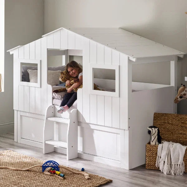 Acorn Treehouse Midsleeper & Storage Unit – Kids Single Bed with Built-in Storage | Julian Bowen