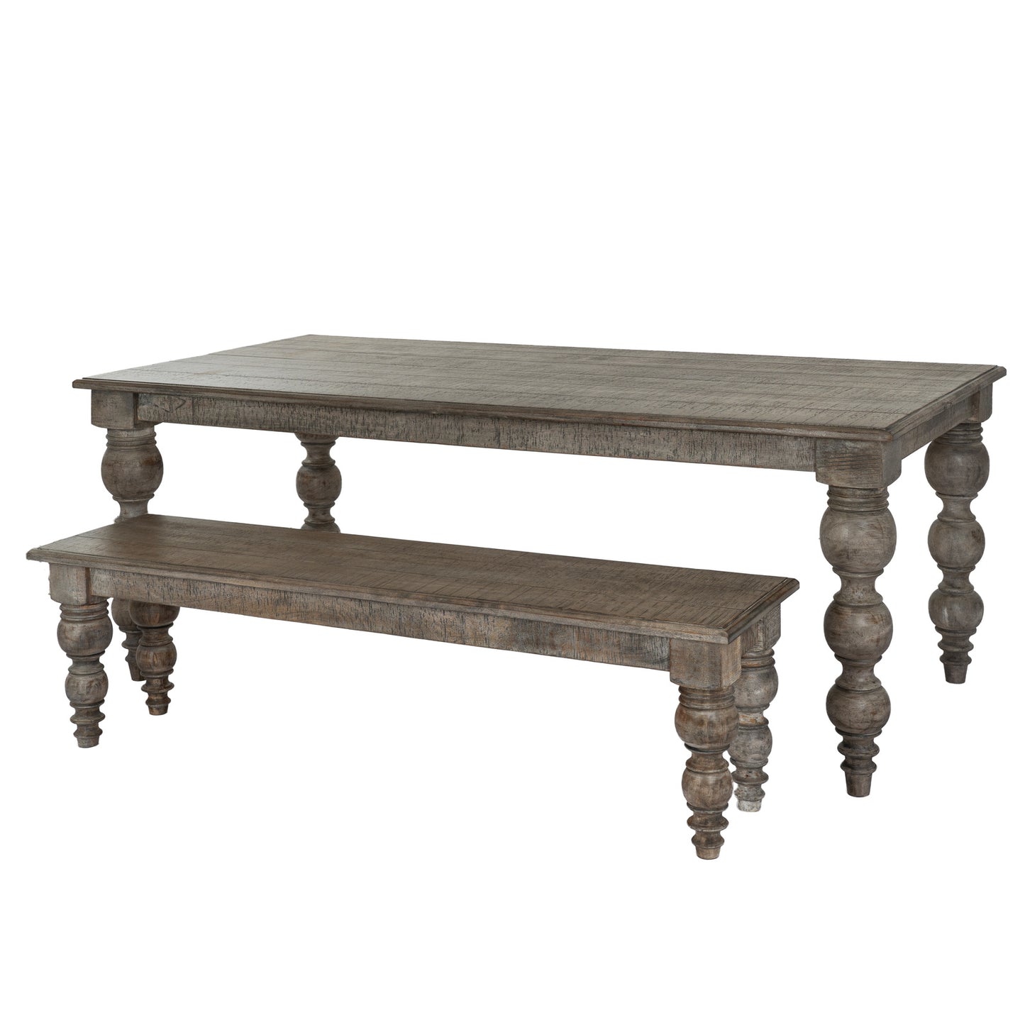 Angle view of Hill Interiors Rutland Collection dining table highlighting the premium wood finish