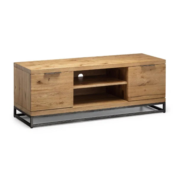 Brooklyn TV Unit – Oak – Chunky Legs, Fits TVs up to 65" – Timeless Design