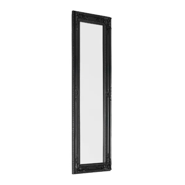 Palais Black Dress Mirror – Bold Full-Length Mirror for Bedrooms – Contemporary Design