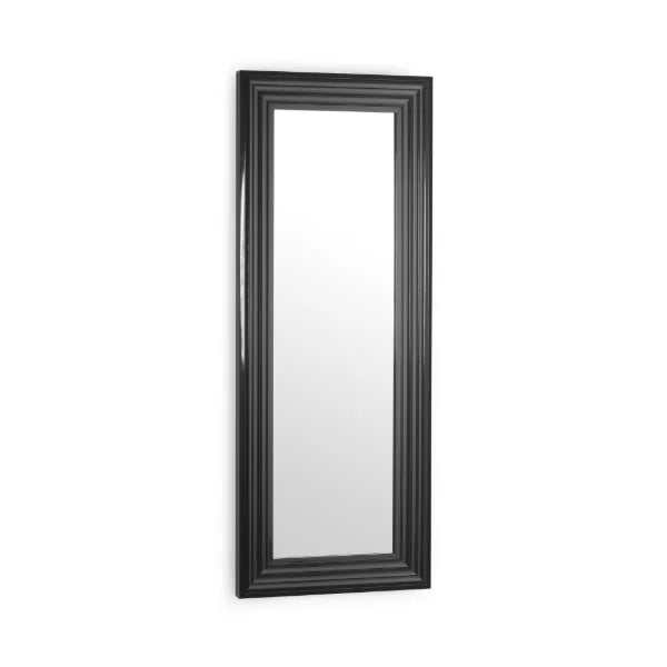 Tokyo Dressing Mirror – Gloss Black – Sleek Contemporary Design – Compact and Stylish