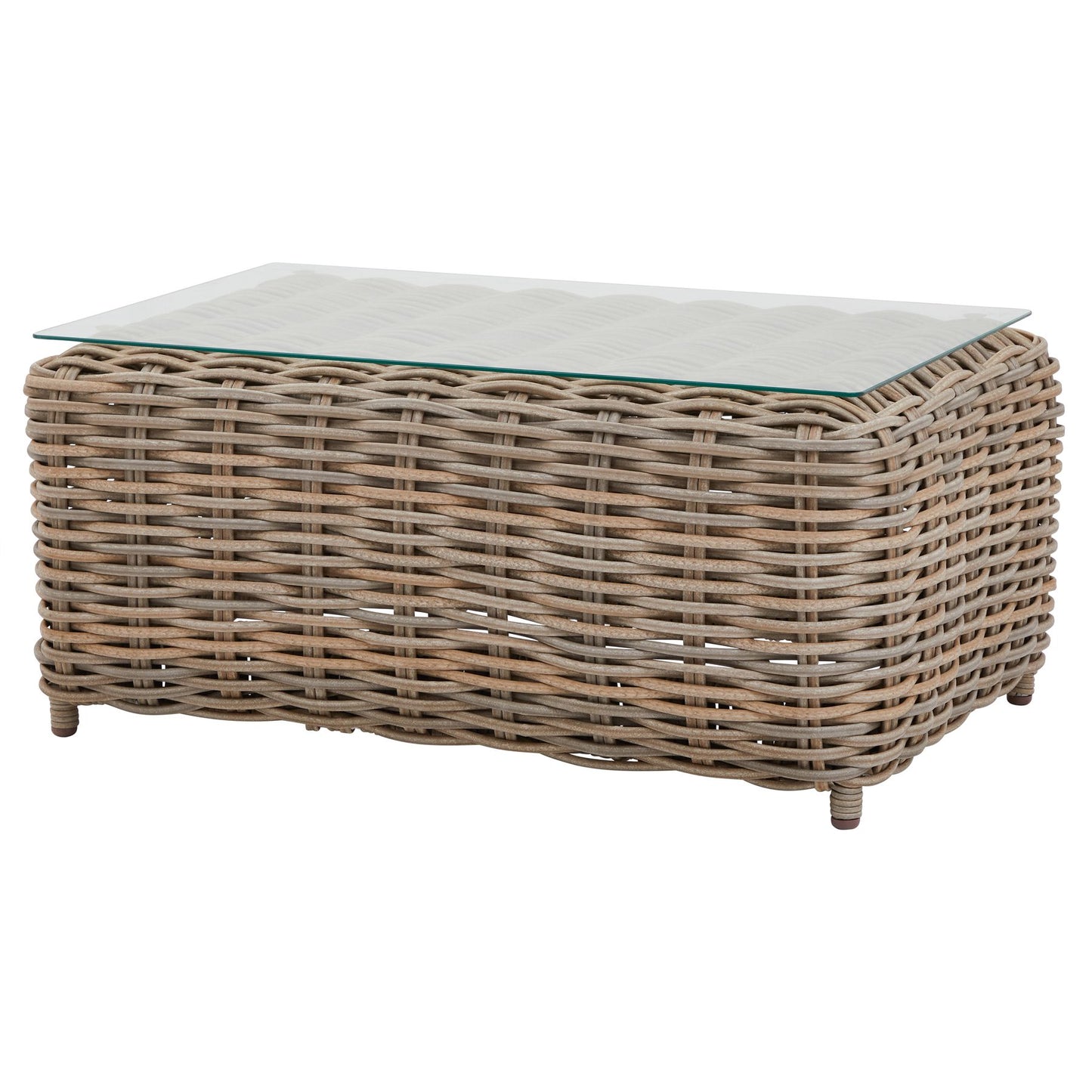 	Hill Interiors Amalfi outdoor set showing the seat cushion thickness and overall proportions