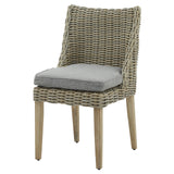 Amalfi Collection Outdoor Dining Chair – Stylish Beige Garden Dining Chair | Hill Interiors