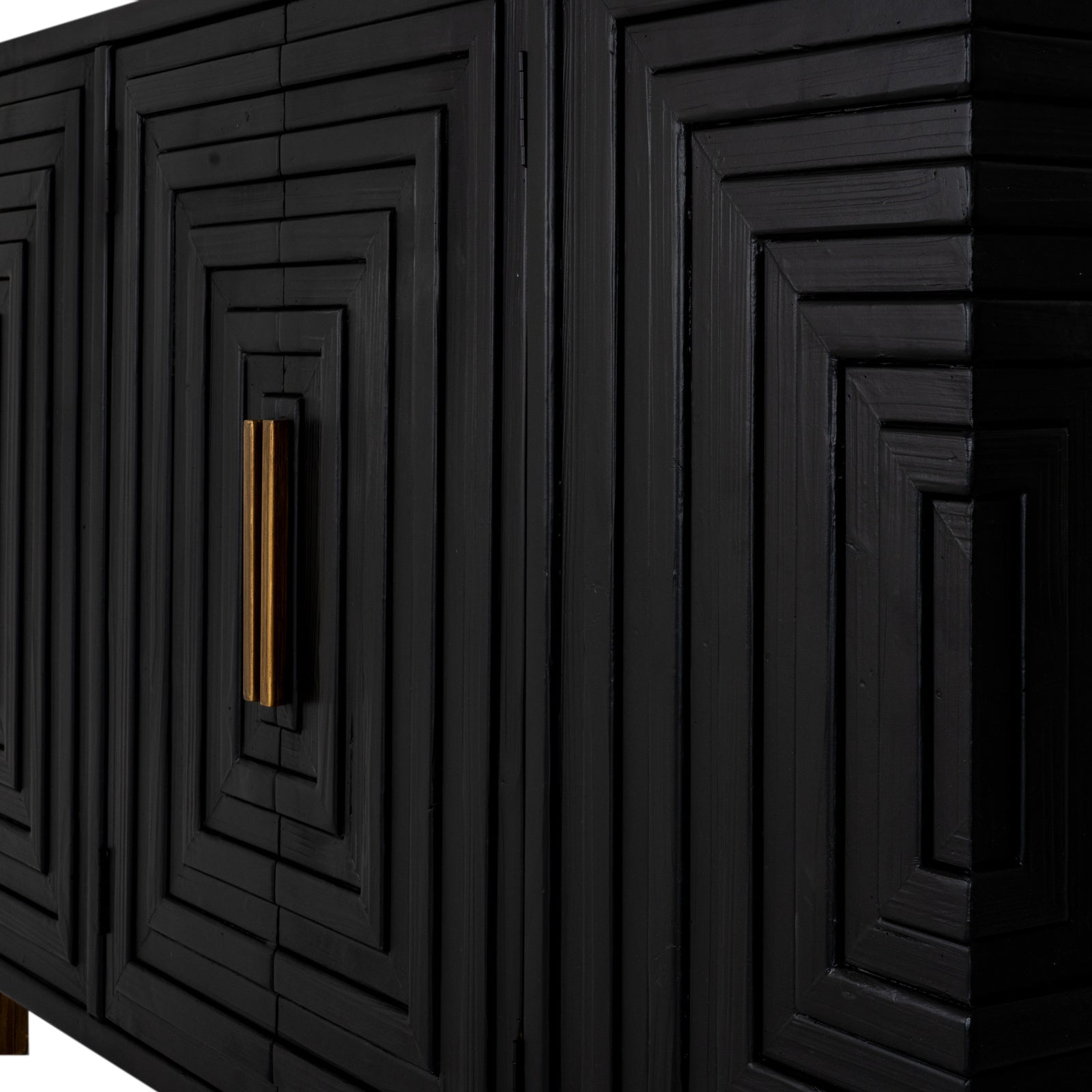 Hill Interiors Lennox sideboard with doors open showing internal storage space