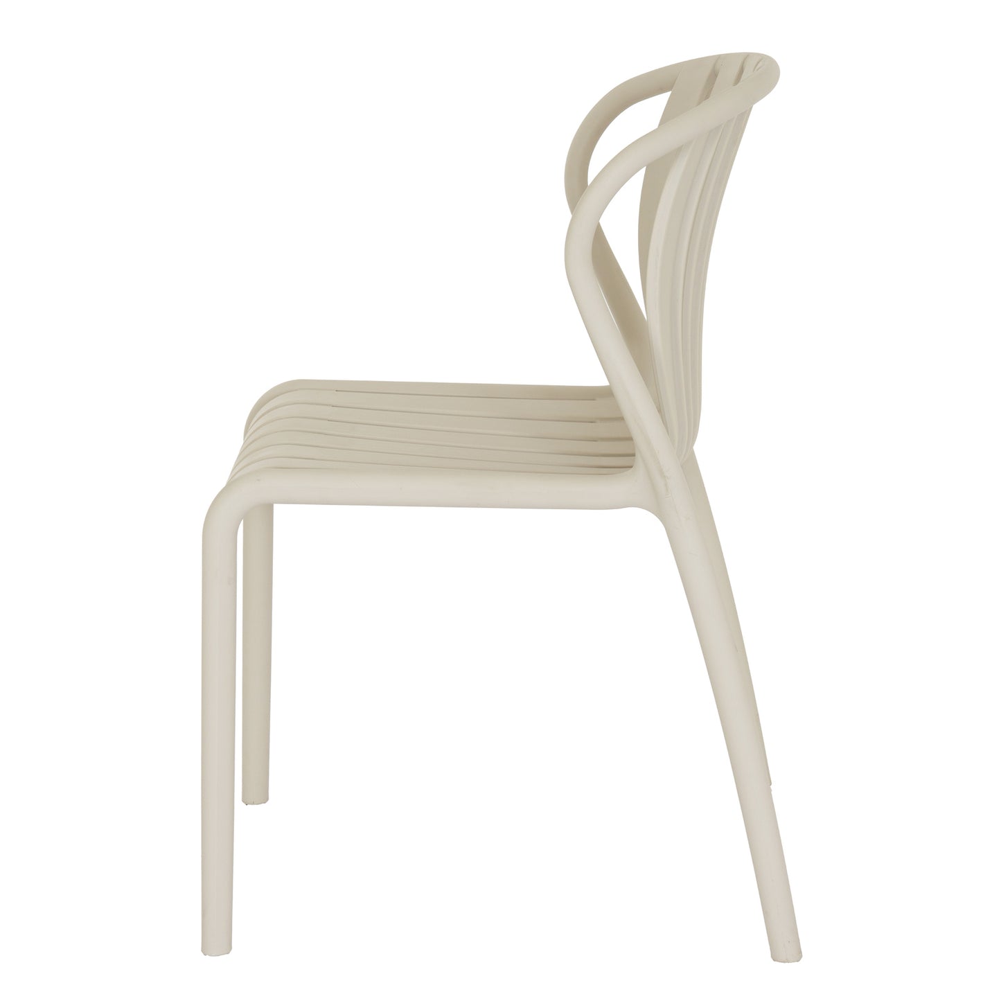 Axis Putty Grey Chair – Modern Plastic Dining Chair with Sleek Design | Hill Interiors