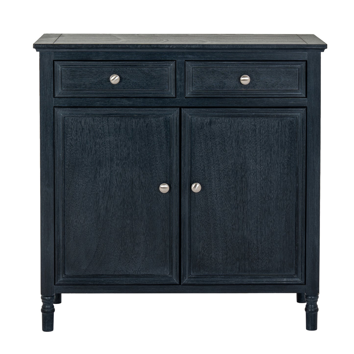 Contour Collection 2 Drawer 2 Door Sideboard – Stylish Black Wooden Storage | Hill Interiors