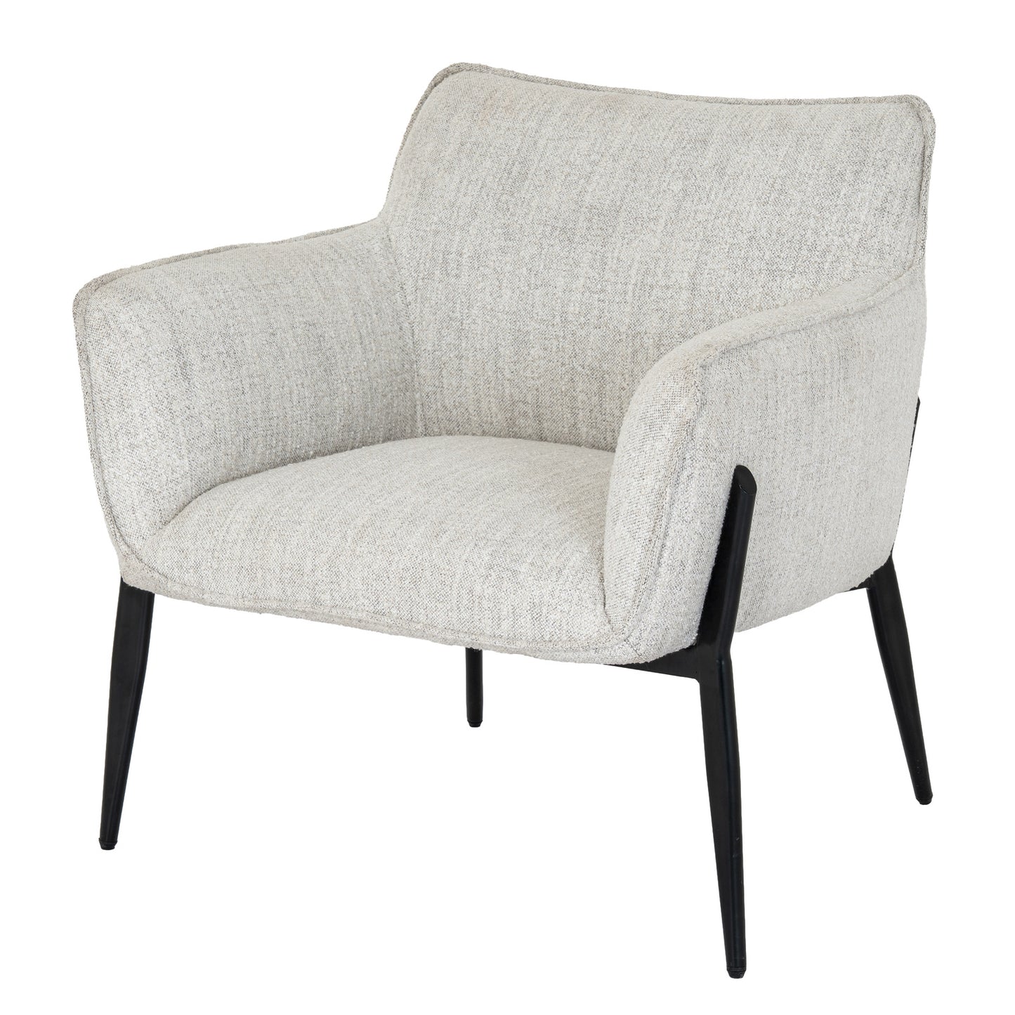 Hill Interiors Zephra armchair in a contemporary living room with natural lighting