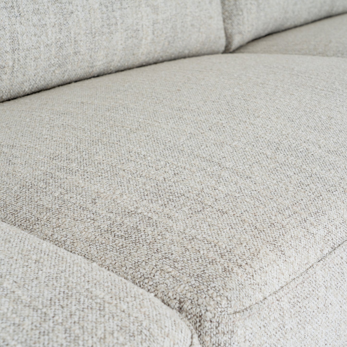 Hill Interiors Zephra sofa showing the seat cushion thickness and overall proportions