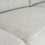Hill Interiors Zephra sofa showing the seat cushion thickness and overall proportions