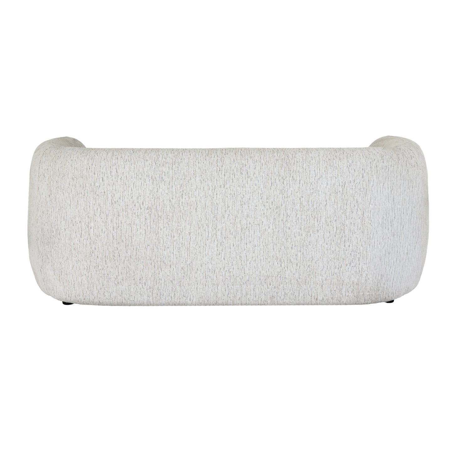 Hill Interiors Sorelle two seater sofa from behind showing the contoured backrest