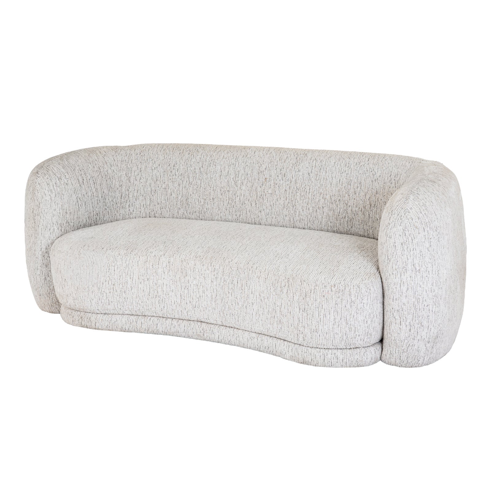Hill Interiors Sorelle white sofa with cushions in a contemporary living room with natural lighting