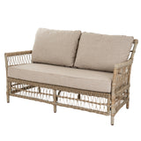 Hill Interiors Provence Collection beige outdoor 4 seater lounge set in a modern garden setting