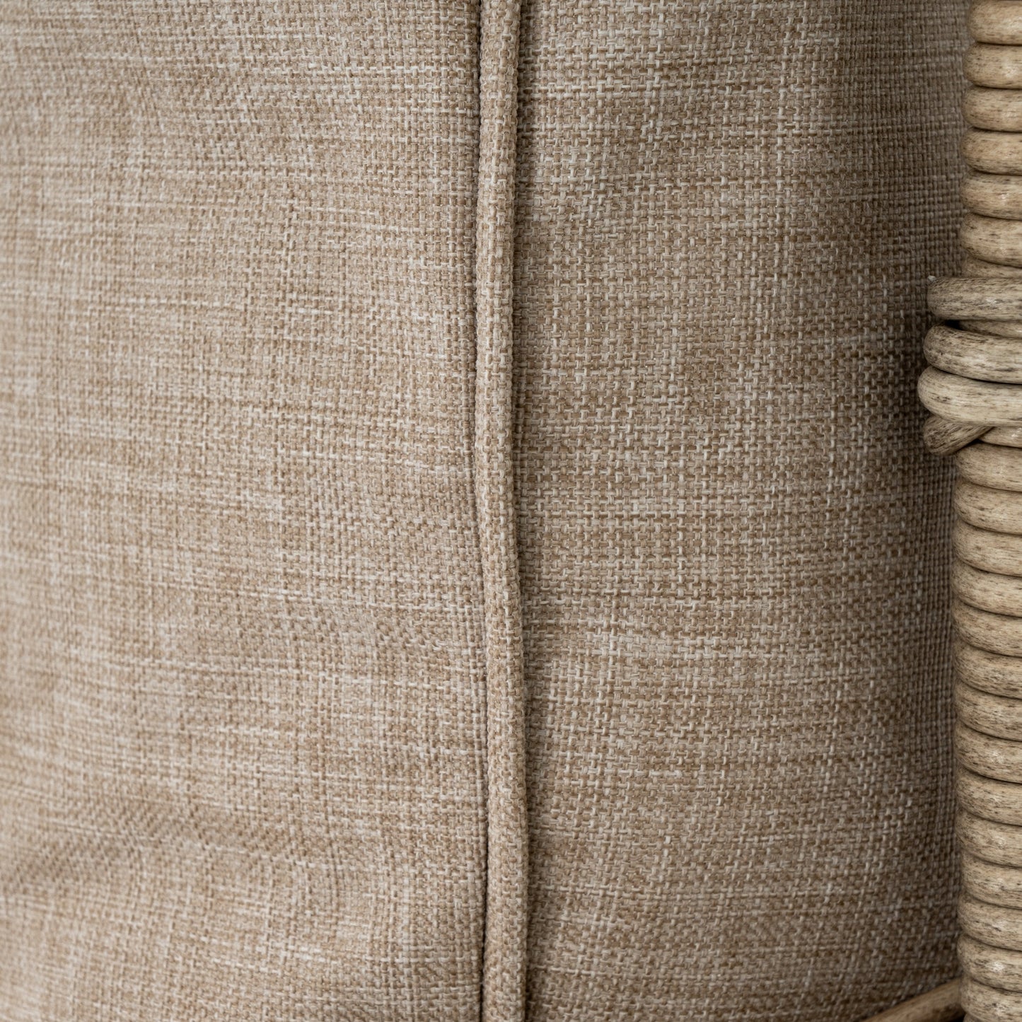  Hill Interiors Provence Collection beige outdoor 4 seater lounge set in a modern garden setting