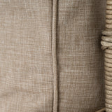  Hill Interiors Provence Collection beige outdoor 4 seater lounge set in a modern garden setting