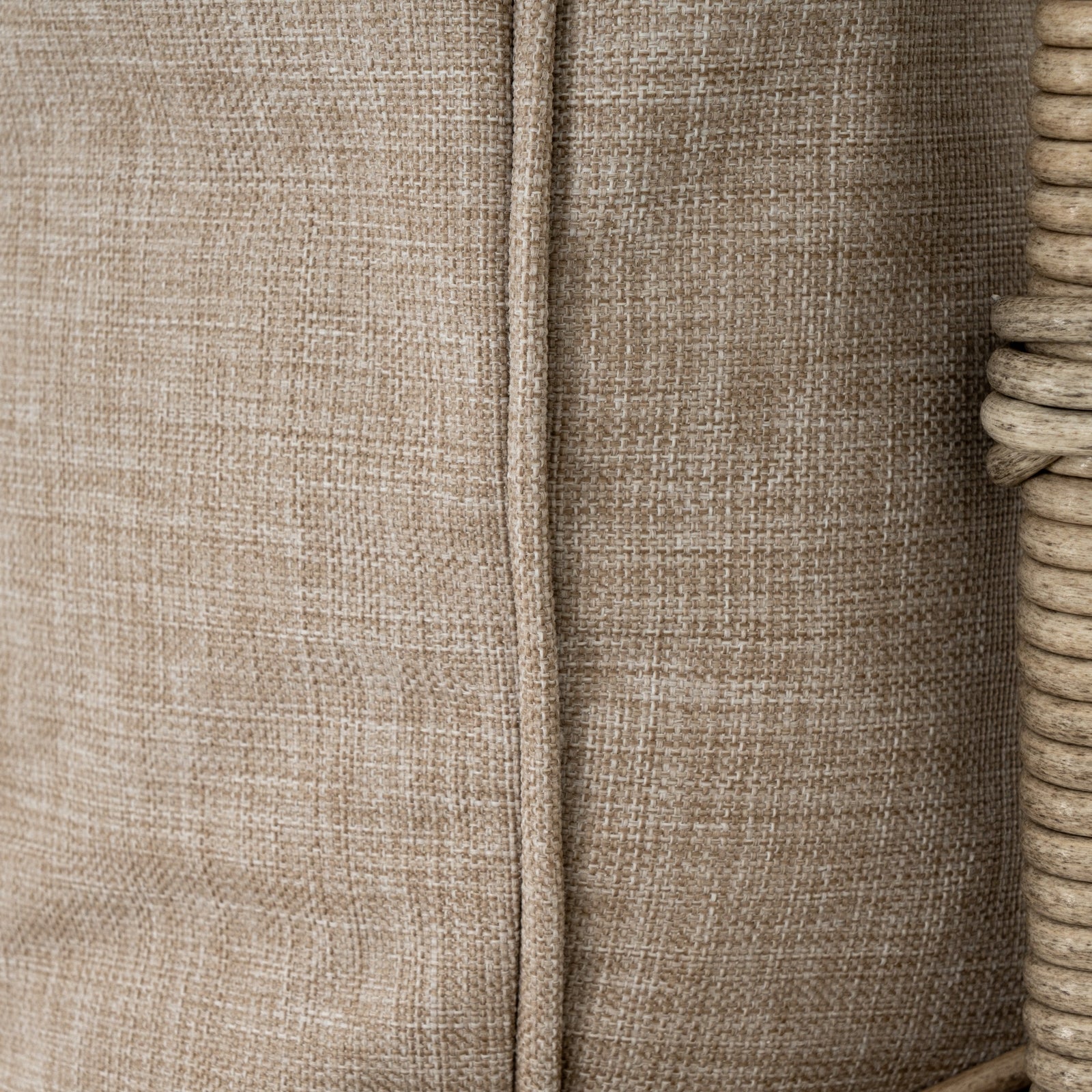  Hill Interiors Provence Collection beige outdoor 4 seater lounge set in a modern garden setting