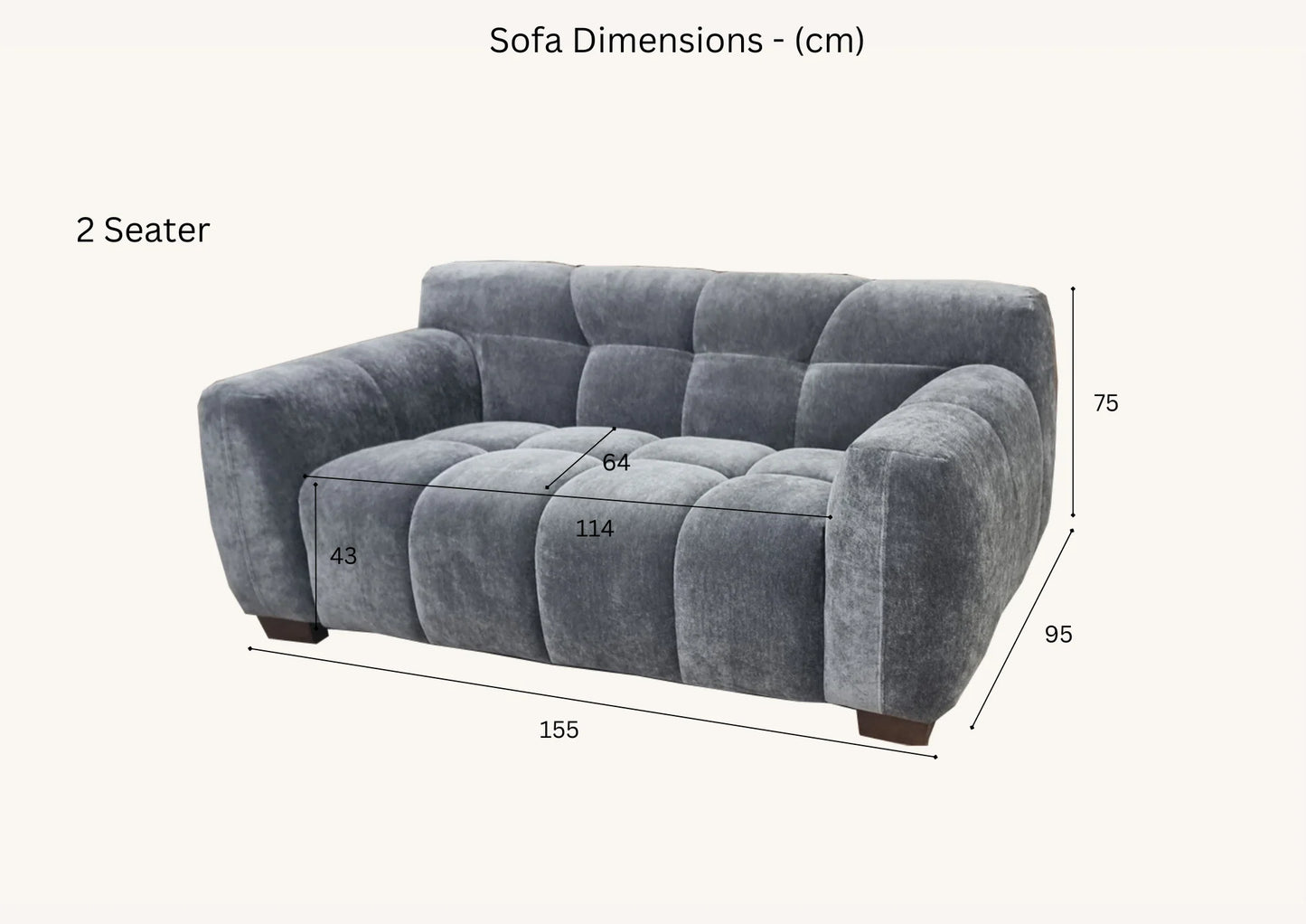 Furnish365 Harlem steel mermaid fabric sofa range in a modern living room setting