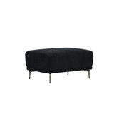 	Furnish365 Astoria iron bouclé 3 seater sofa with deep channel stitching in a modern living room setting