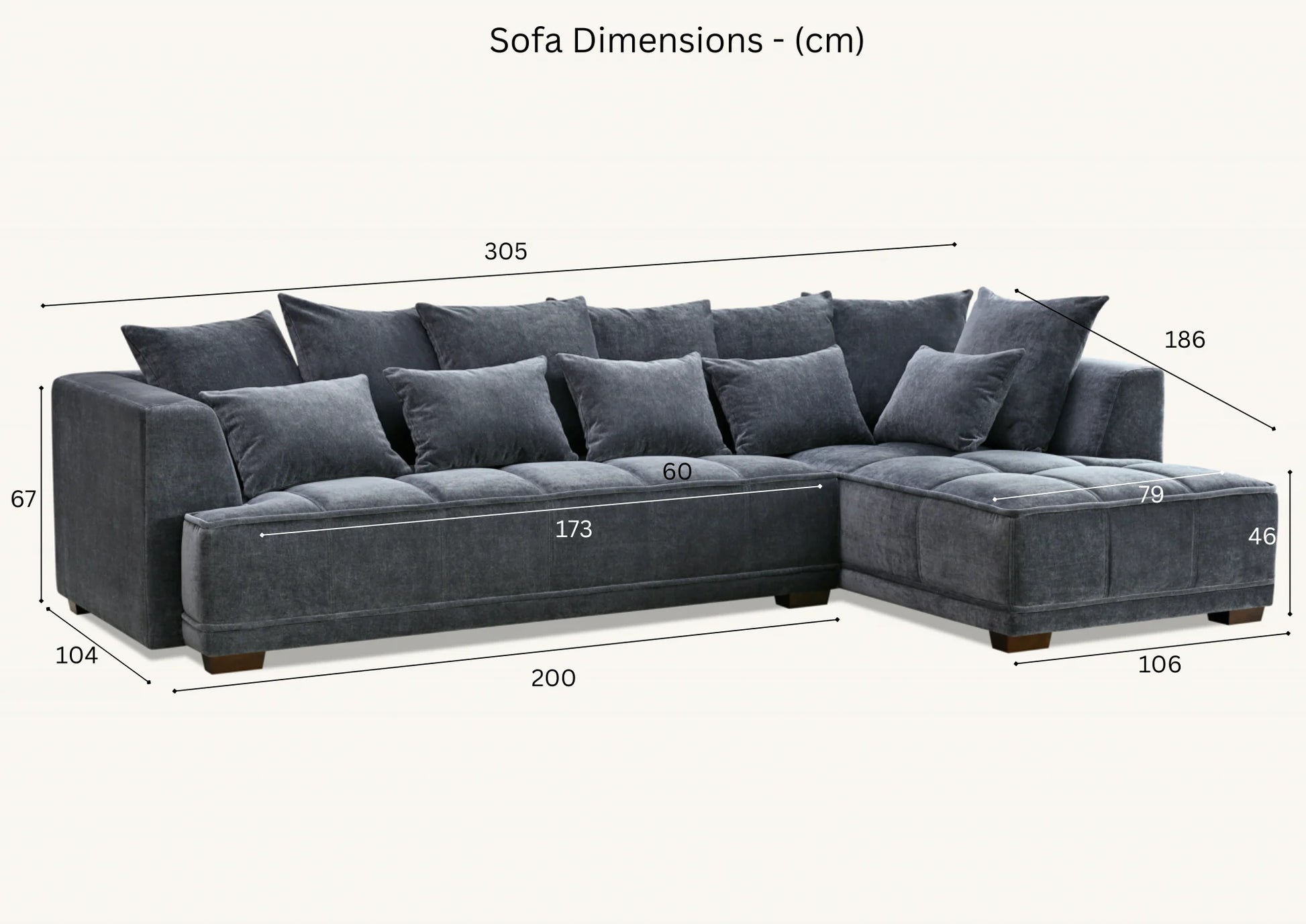 	Furnish365 Gramercy steel mermaid fabric corner sofa in a modern living room setting