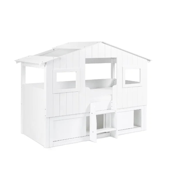 Acorn Treehouse Midsleeper & Storage Unit – Kids Single Bed with Built-in Storage | Julian Bowen