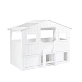 Acorn Treehouse Midsleeper & Storage Unit – Kids Single Bed with Built-in Storage | Julian Bowen