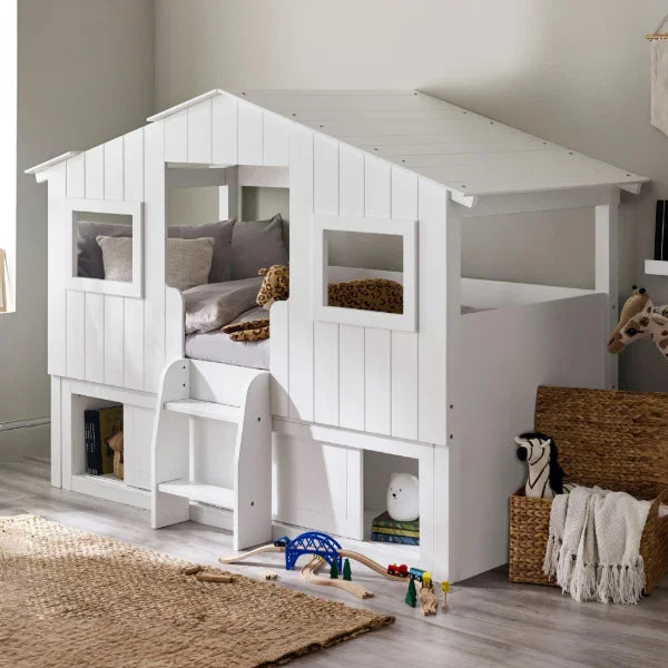 Acorn Treehouse Midsleeper & Storage Unit – Kids Single Bed with Built-in Storage | Julian Bowen