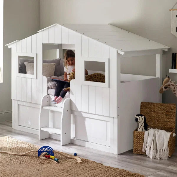Acorn Treehouse Midsleeper & Storage Unit – Kids Single Bed with Built-in Storage | Julian Bowen