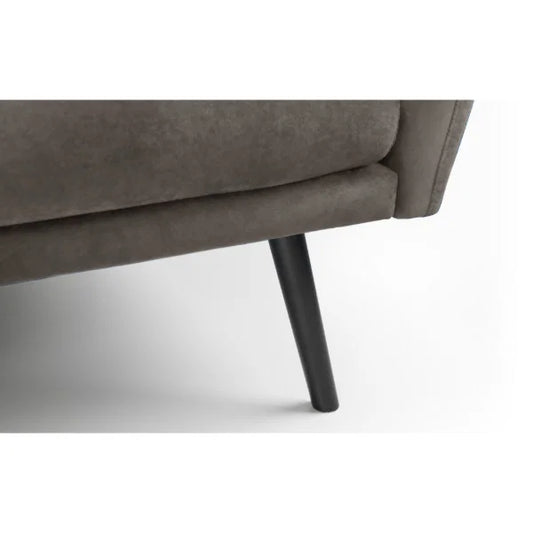 Afina Sofabed – Grey Velvet – Glamorous Sofa Bed with Click-Clack Mechanism
