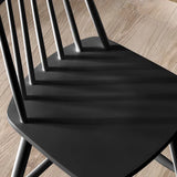 Alassio black spindle back bar stool in a modern kitchen or bar setting