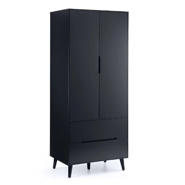 Alicia Combination Wardrobe – Anthracite – Bold Scandinavian Design | Julian Bowen