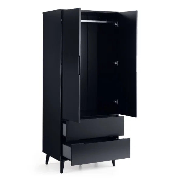 Alicia Combination Wardrobe – Anthracite – Bold Scandinavian Design | Julian Bowen