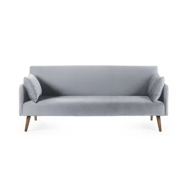 Andi Sofa Bed – Grey – Retro Style Sofa Bed with Easy Fold-Out Mechanism
