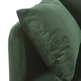 Andi Sofa Bed – Green – Retro Style Sofa Bed with Easy Fold-Out Mechanism | Julian Bowen