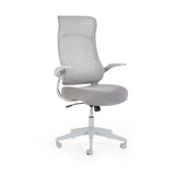 Archer grey mesh ergonomic office chair in a modern home office setting