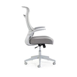 Archer grey mesh ergonomic office chair in a modern home office setting