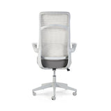 Archer grey mesh ergonomic office chair in a modern home office setting