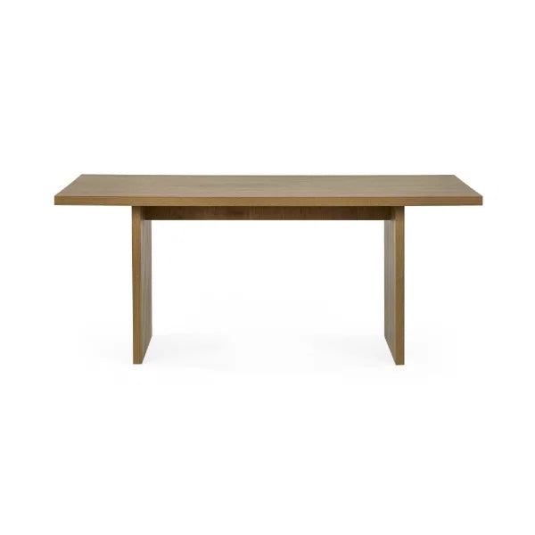 Arundel light oak rectangular dining table in a modern dining room setting