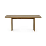 Arundel light oak rectangular dining table in a modern dining room setting
