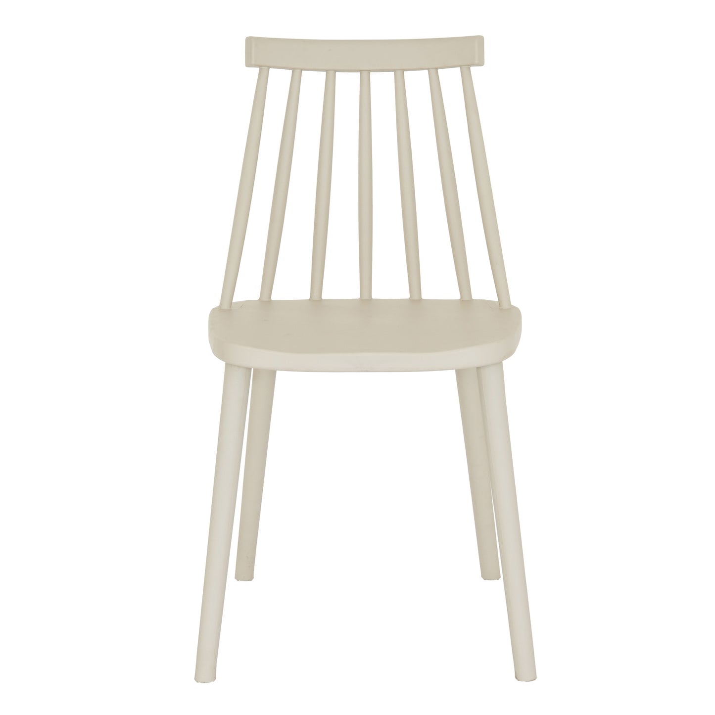 Angle view of Hill Interiors Kyra French grey dining chair highlighting the sleek design