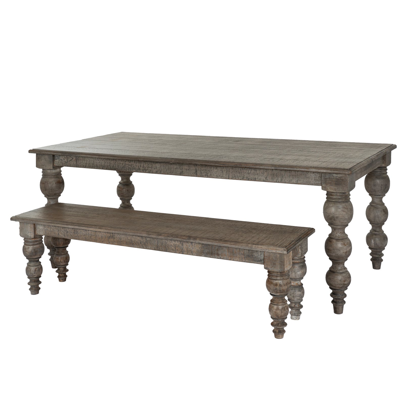 Angle view of Hill Interiors Rutland Collection dining table highlighting the premium wood finish