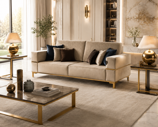 Armchair – Italian Design, Velvet Upholstery