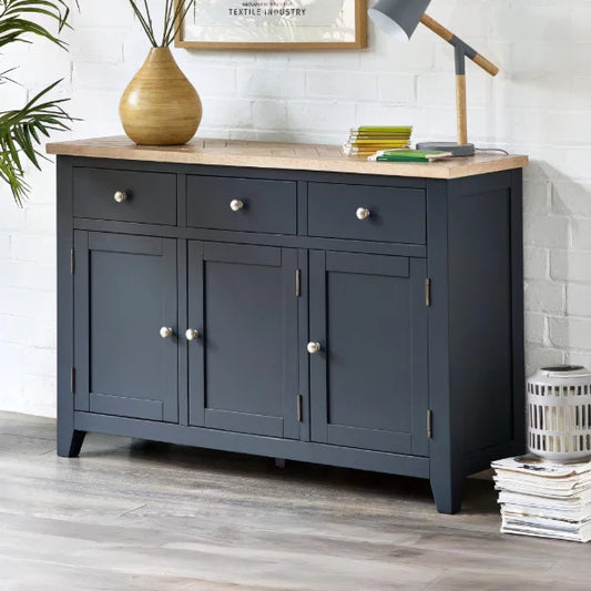Bordeaux Sideboard – Dark Grey – Contemporary Storage with Clean Lines