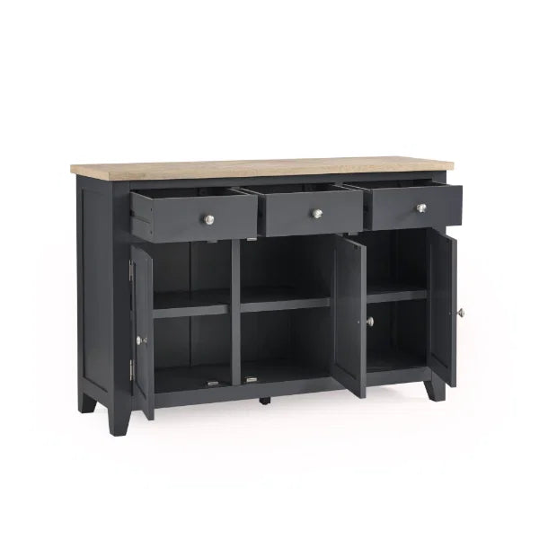 Bordeaux Sideboard – Dark Grey – Contemporary Storage with Clean Lines