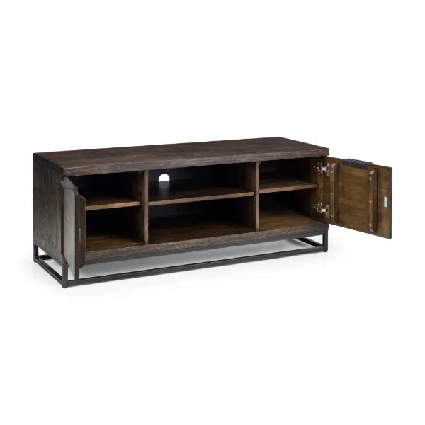 Brooklyn TV Unit – Dark Oak – Chunky Legs, Fits TVs up to 65" – Bold Design