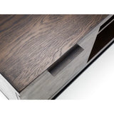 Brooklyn TV Unit – Dark Oak – Chunky Legs, Fits TVs up to 65" – Bold Design | Julian Bowen