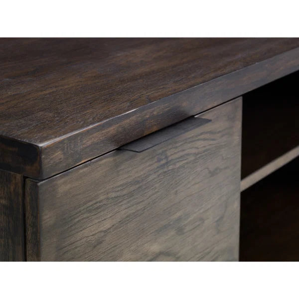 Brooklyn TV Unit – Dark Oak – Chunky Legs, Fits TVs up to 65" – Bold Design