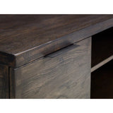 Brooklyn TV Unit – Dark Oak – Chunky Legs, Fits TVs up to 65" – Bold Design | Julian Bowen