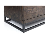 Brooklyn TV Unit – Dark Oak – Chunky Legs, Fits TVs up to 65" – Bold Design | Julian Bowen