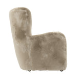 Bear Coyote Chair – Luxurious Faux Fur Occasional Armchair | LPD Furniture