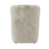 LPD Furniture Bear wolf faux fur armchair in a modern living room setting